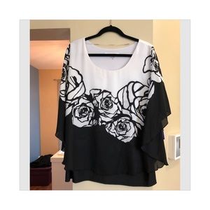 Plus size dress shirt